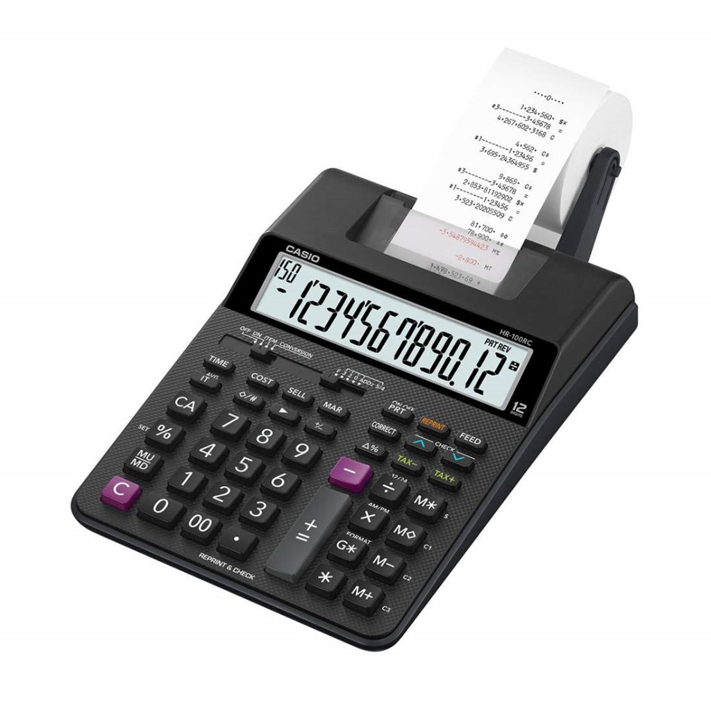 Casio DR120RBK Calculator Depot